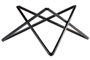 "PRISMA" BUFFET STAND METAL BLACK 26X26Χ10,5EK. APS GERMANY