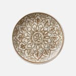 SOULMATE SIENNA PLATE FLAT ROUND COUPE 21cm HEART & SOUL GERMANY