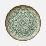 SOULMATE JADE PLATE FLAT ROUND COUPE 27cm HEART & SOUL GERMANY