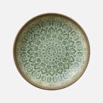SOULMATE JADE DEEP PLATE ROUND COUPE 25cm HEART & SOUL GERMANY