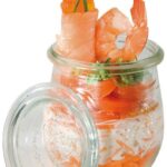 WECK TULIP GLASS WITH LID 220ML APS GERMANY