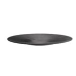 "NERO" SERVING PLATE MELAMINE BLACK 50CM APS GERMANY