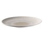 "BLUSH" PLATE MELAMINE 42CM WHITE/BEIGE APS GERMANY