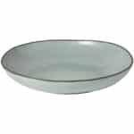 STACKED ORGANIC ROUND BOWL SKY 37cm stoneware COSTA NOVA