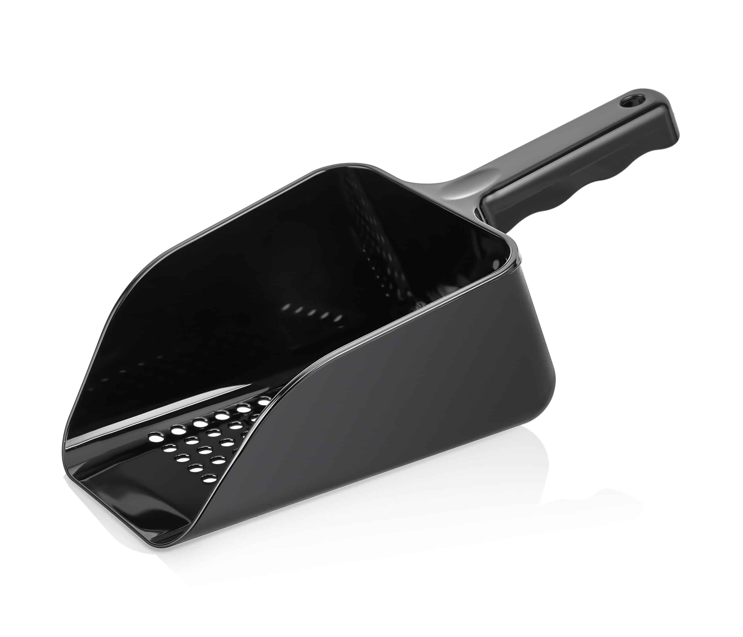 GASTROPLAST1700 PERFORATED SCOOP BLACK 1200ML P/C Gastroplast NSF® - Image 1
