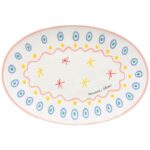 SUMMER BLISS  PLATTER 45CM.  STONEWARE COSTA NOVA