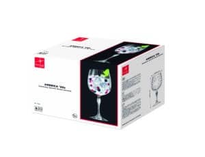 AMERICA '20s GIN TONIC 74.5cl GLASS Bormiolli Rocco Italy - Image 2