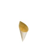 S0047.S Big Wooden Cone  4.5X12.5cm Natural colour 50pcs LEONE