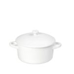 SIDERS ΚΑΤΣΑΡΟΛΑΚΙ 470ML D: 11,8 H: 9,2CM ΠΟΡΣΕΛΑΝΗ ΙΒΟΥΑΡ