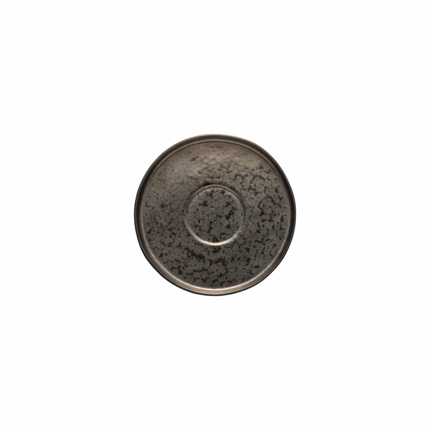 162 LAGOA METAL ΠΙΑΤΟ ΤΣΑΓΙΟΥ ΣΤΡΟΓΓΥΛΟ 16cm STONEWARE COSTA NOVA - Image 1