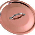 Flat lid in tinned copper 20cm PENTOLE AGNELLI Italy