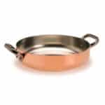 Copper Rondeau PAN 2.2mm Copper with 2 Stainless Steel Handles PENTOLE AGNELLI Italy