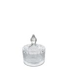 TRANSPARENT FONDANT JAR WITH LID 8.5X9CM ESPIEL