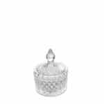 TRANSPARENT FONDANT JAR WITH LID 8.5X9CM ESPIEL