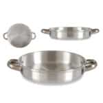 ALUMINIUM FRYING PAN WITH HANDLES 20CM  KINVARA ®