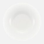 SMART PLATΕ ROUND DEEP 28CM WHITE RIM AND  CRUST EFFECT PORCELAIN BAUSCHER GERMANY