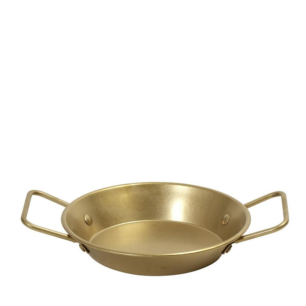 snow-gold-ss-18-2-serving-pan-d-25-h-55cm SNOW GOLD SERVING PAN 18/2 D:25 H: 5,5 - Image 1