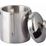 STAINLESS STEEL ICE BUCKET WITH LID S/S 18/10 1.3L
