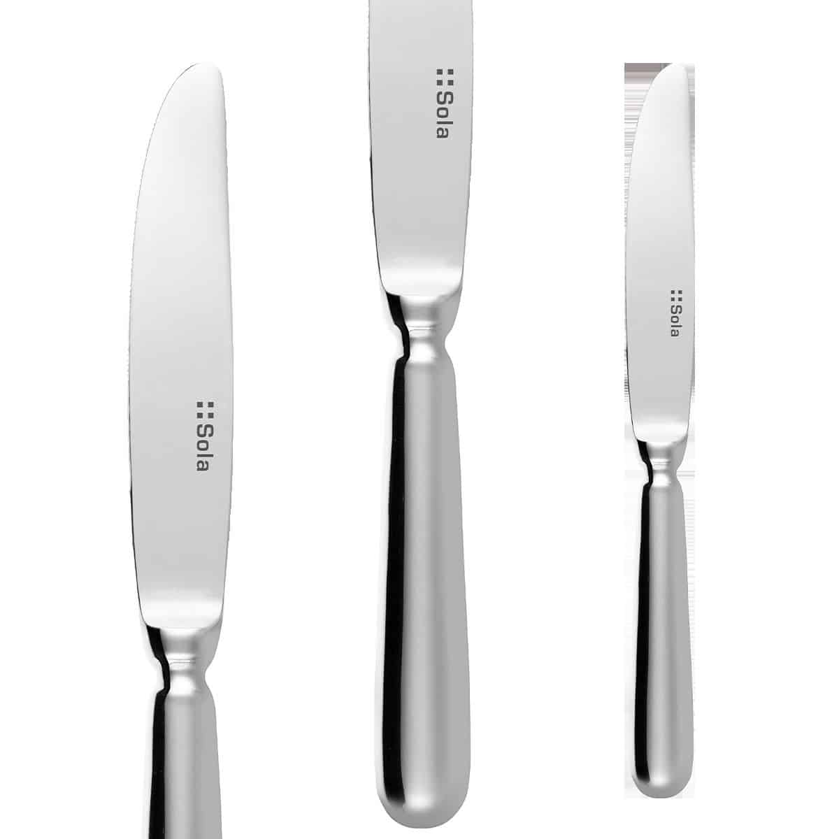 100547 BAGUETTE ORIGINAL ALL MIRROR Μαχαιρι ΟΡΕΚΤΙΚΟΥ 20,5cm 71g 18/10 SOLA SWISS - Image 1