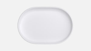 EDGE PLATTER OVAL 24X16CM Bauscher Germany