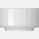 EDGE BOWL ROUND STACKABLE 10CM/0.3LT PORCELAIN Bauscher Germany