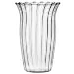 RIBBED TULIP GLASS 400ML