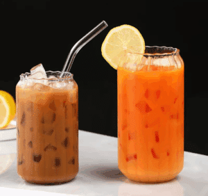 RIBBED COLA GLASS 400ML - Image 5