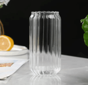 RIBBED COLA GLASS 550ML - Image 3