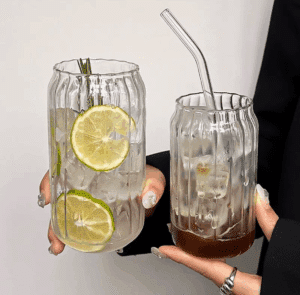 RIBBED COLA GLASS 400ML - Image 6