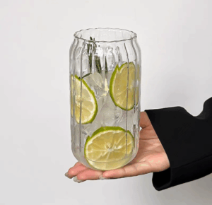 RIBBED COLA GLASS 550ML - Image 6