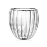 RIBBED DOUBLE WALL GLASS 240ML
