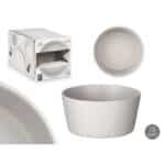 SMOOTH SOUP PLATE 15 CM GREY STONEWARE VESSIA®