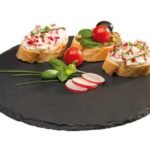 "MORRA" natural slate tray 28Χ28CM APS GERMANY