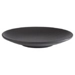 "NERO" PLATE MELAMINE 21CM BLACK APS GERMANY
