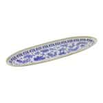 "FLORYN" TRAY MELAMINE GN 2/4 WHITE/BEIGE/BLUE 53Χ16,2Χ2,5CM APS GERMANY