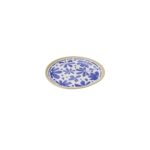 "FLORYN" PLATE MELAMINE 21,5CM WHITE/BEIGE/BLUE APS GERMANY