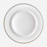 FORM 98 Plate flat round with rim BROWN 28cm SCHONWALD Germany