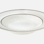 FORM 98 FRIENDZONE PLATE DEEP ROUND WITH RIM BROWN 23cm SCHONWALD Germany