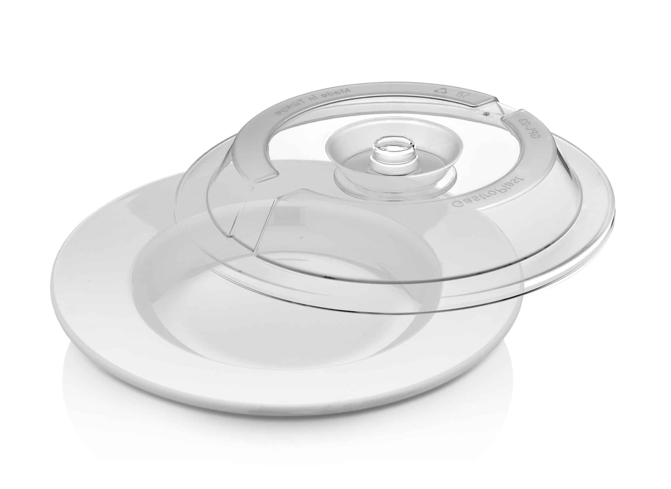 GASTROPLAST0454-kopyası ΚΑΠΑΚΙ ΣΤΡΟΓΓΥΛΟ Φ23εκ ΔΙΑΦΑΝΕΣ P/C Gastroplast NSF® - Image 1