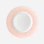 FORM 98 PLATE FLAT ROUND WITH RIM BISTRO TIME 21cm SCHONWALD Germany