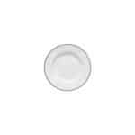 BEJA APPETIZER PLATE 15CM WITH GREEN RIM STONEWARE COSTA NOVA