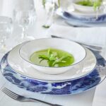 BEJA ΠΙΑΤΟ ΒΑΘΥ ΛΕΥΚΟ ΜΠΛΕ ΡΙΜ 26ΕΚ STONEWARE COSTA NOVA - Image 2