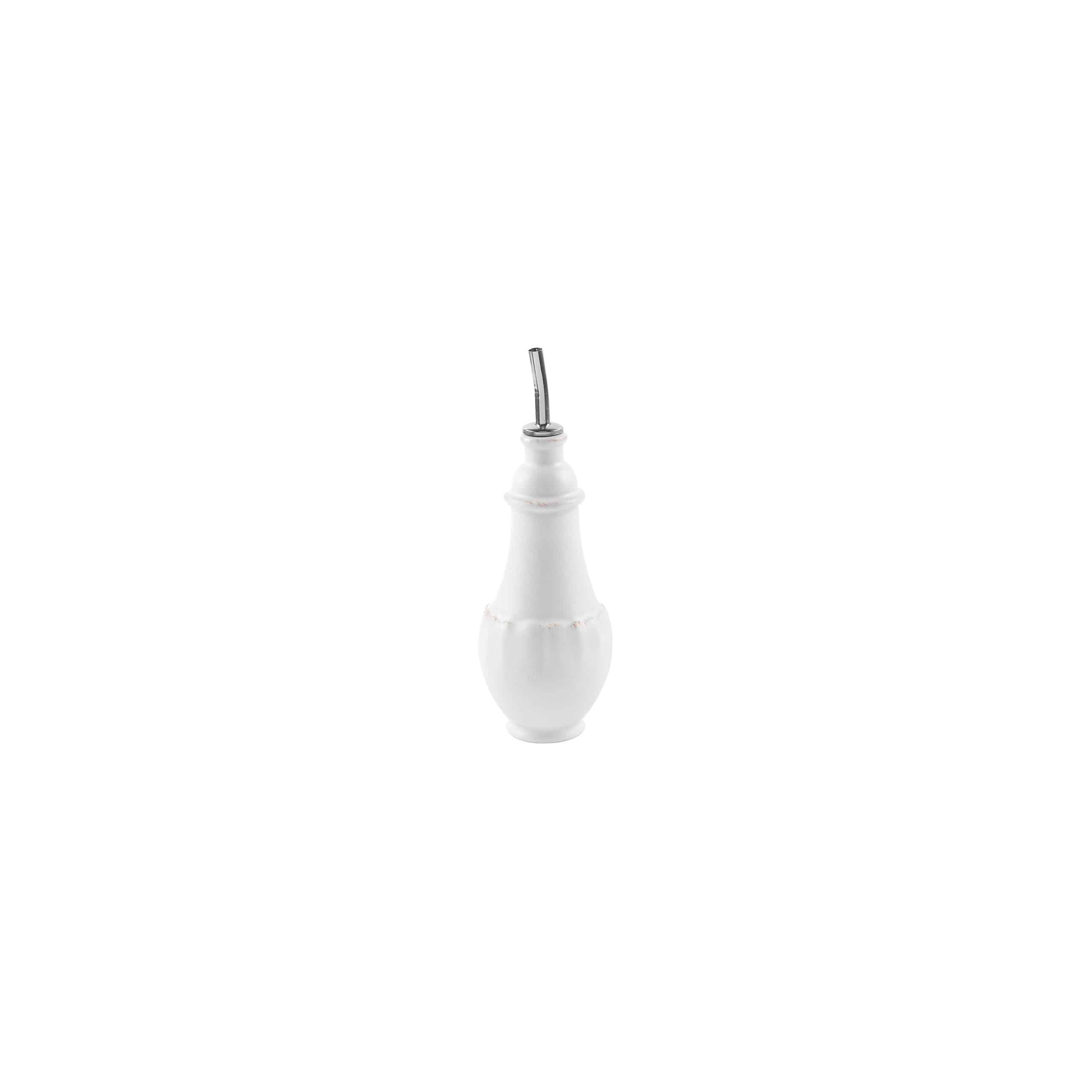 im546-whi-cruet-32-cl PACIFICA ΔΟΧΕΙΟ ΛΑΔΙΟΥ ΜΕ ΡΟΗ ΛΕΥΚΟ 0,32LT STONEWARE COSTA NOVA - Image 1