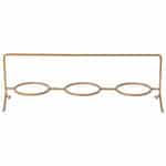 BOUTIQUE GOLD PLATE HOLDER 41X12X14CM COSTA NOVA