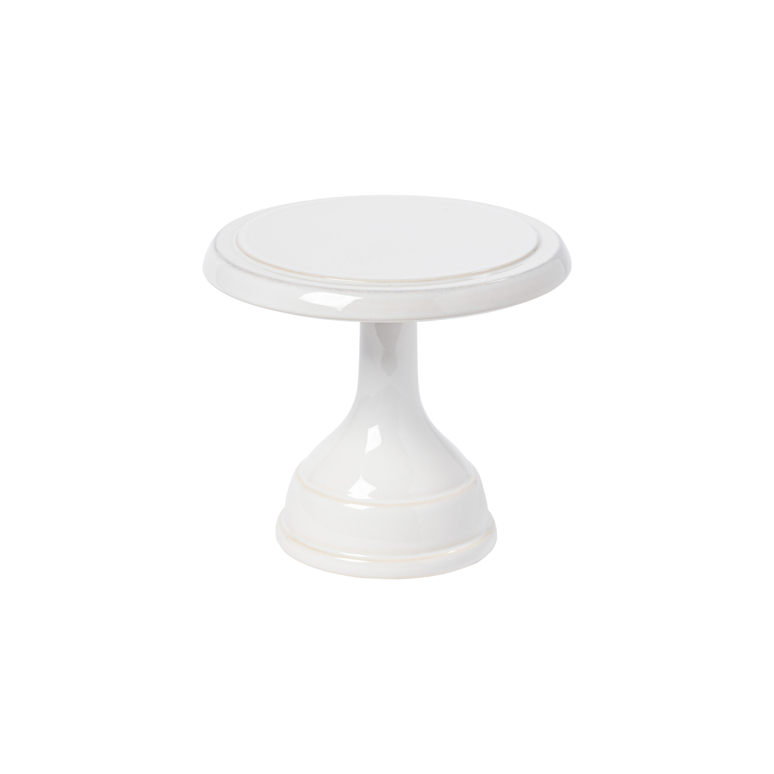 vap164-whi-footed-plate-16 COOK & HOST ΤΟΥΡΤΙΕΡΑ 16EK ΛΕΥΚΟ stoneware COSTA NOVA - Image 1