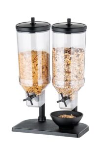 "FRESH & EASY" CEREAL DISPENSER DUO 2Χ4,5L BLACK S/S 21,5Χ34,5Χ54CM APS GERMANY - Image 2