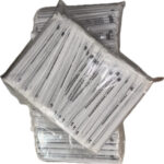 PLASTIC DISPOSABLE BLACK STRAW WITH INDEPENDENT PACKAGING  4X180  1000PCS