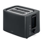 LIFE CRUNCHY FLAT BLACK SERIES SLICE TOASTER FOR 2 SLICES 750W