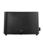 LIFE CRUNCHY FLAT BLACK SERIES SLICE TOASTER FOR 2 SLICES 750W - Image 4