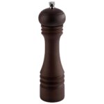 "ETERNAL" PEPPER MILL WOODEN BROWN 6Χ6Χ23CM APS GERMANY